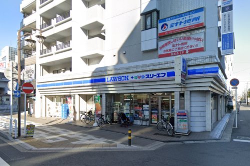 コンビニ　ローソン・スリーエフ 行徳駅前店（コンビニ）まで200m