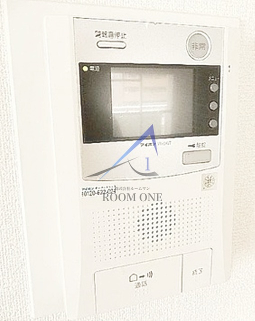 セキュリティ　モニター付きインターホンです。