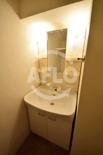 洗面設備　ディオレクレスト東心斎橋　洗面所