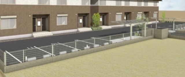 駐車場　完成パース
