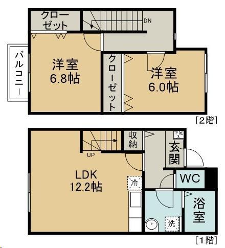 アスピリアディアマンテの間取り写真