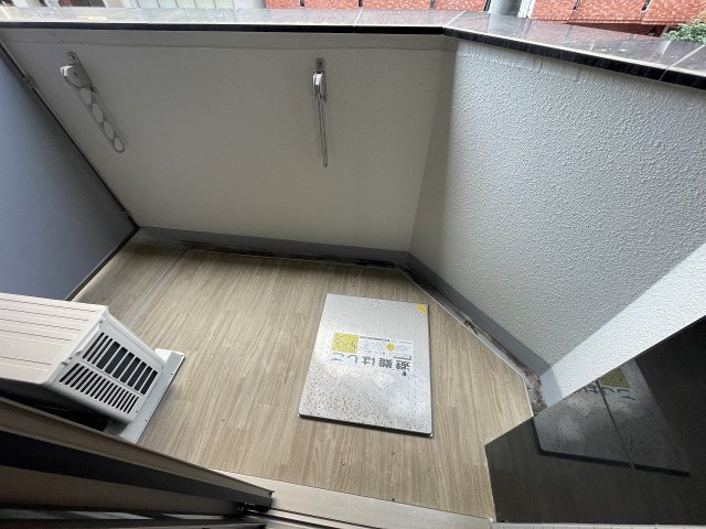 バルコニー　広々としたバルコニーです