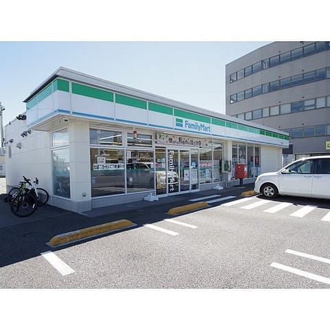 コンビニ　ファミリーマート　岡谷田中町（コンビニ）まで565m
