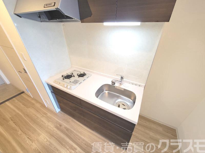 キッチン　２口コンロのシステムキッチン♪