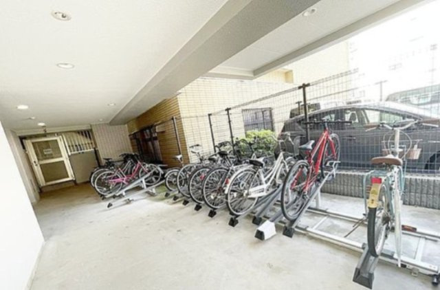 駐車場　駐輪場です。