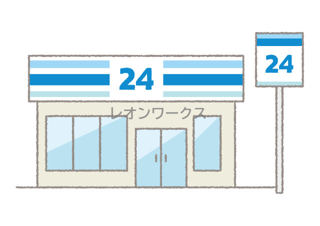 コンビニ　ローソン塚本駅前店（コンビニ）まで96m