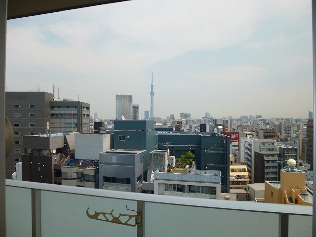 眺望　参考写真、スカイツリー隅田川花火大会見えます