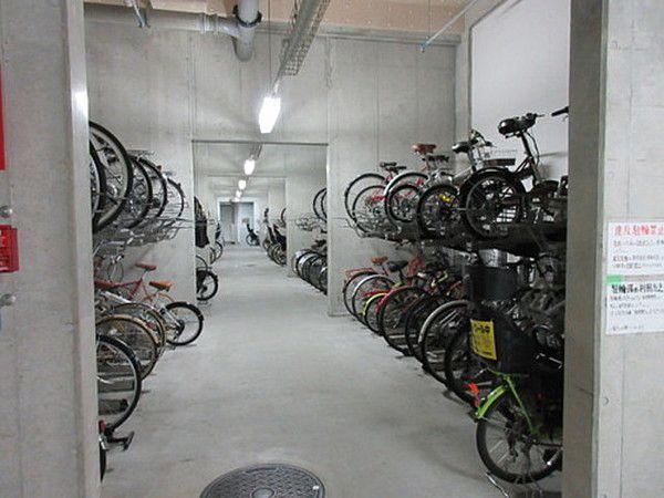 駐車場　駐輪場です