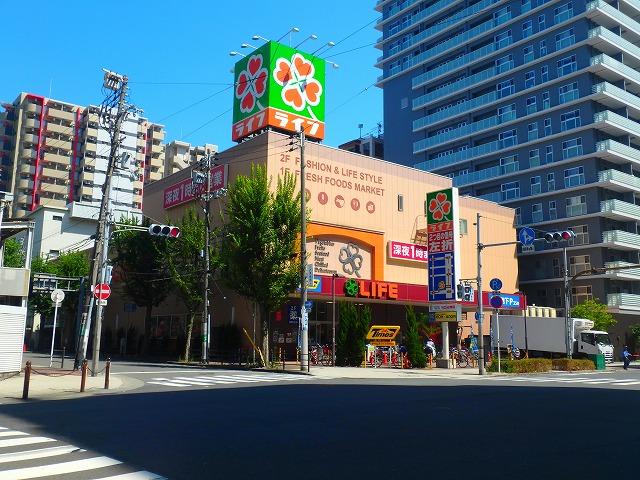スーパー　ライフ 天神橋店（スーパー）まで648m