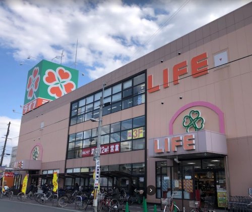 スーパー　ライフ 杭全店（スーパー）まで524m