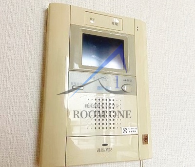 セキュリティ　モニター付きインターホンです。