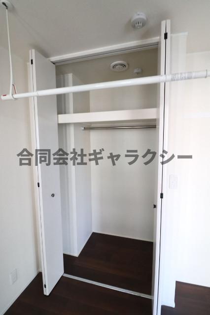 収納　クローゼットで収納もバッチリ