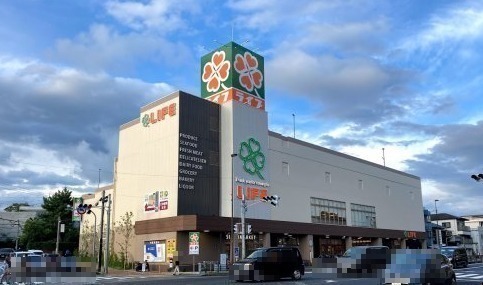 スーパー　ライフ夙川店（スーパー）まで580m