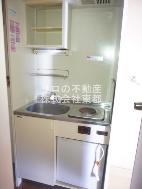 キッチン　火を使わず安心でお掃除も簡単なＩＨコンロ１口付です♪