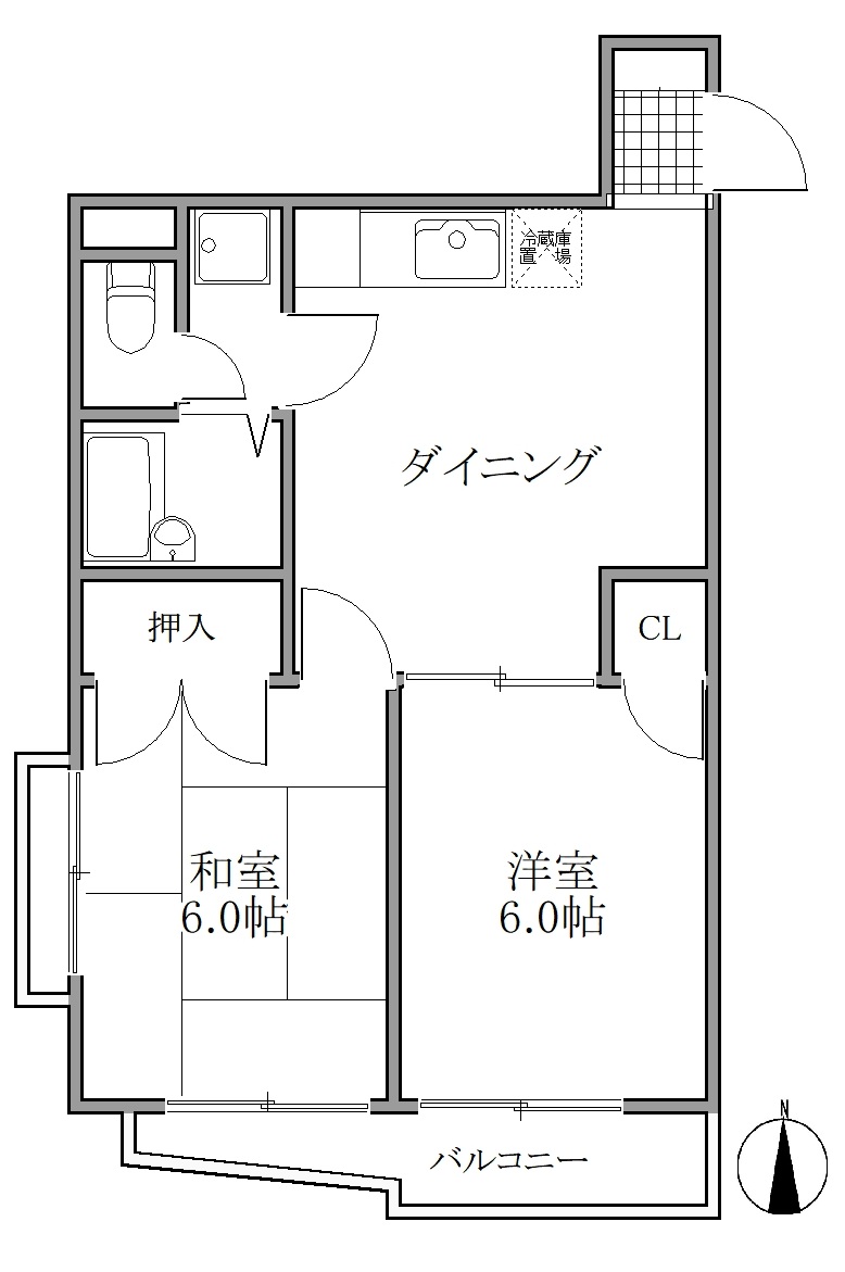 メゾン暁の間取り写真