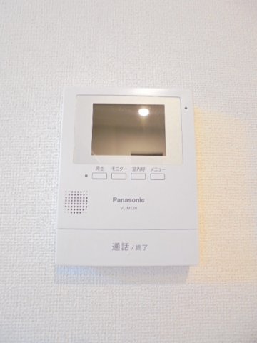 セキュリティ　モニター付きインターホンです