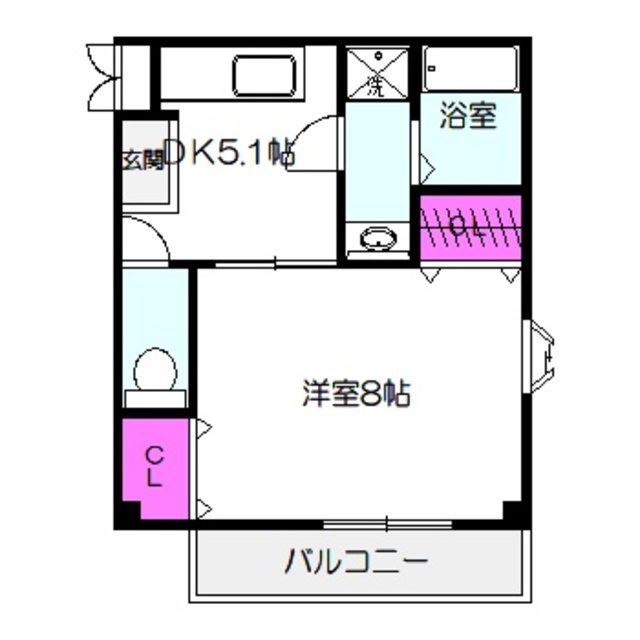 レジスコート今津中の間取り写真