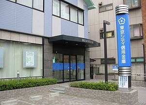 銀行　東京シティ信用金庫菊川支店（銀行）まで370m