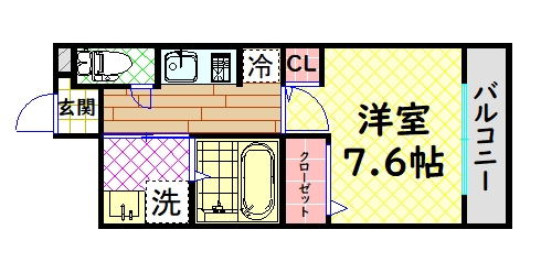 スローン・スクエアの間取り写真