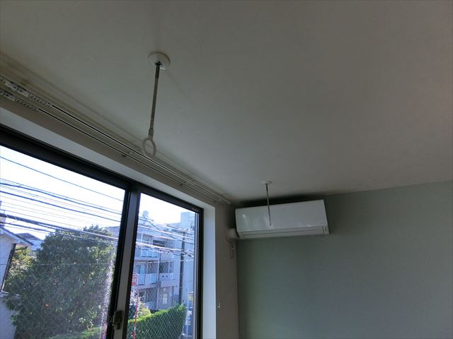 その他設備　室内物干し