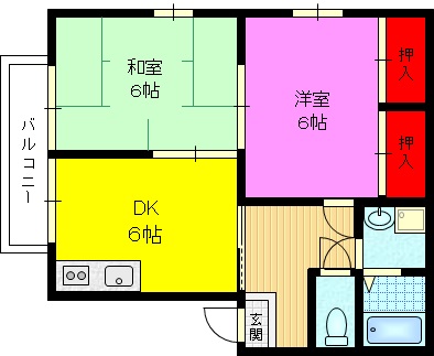 セントラルハイムの間取り写真