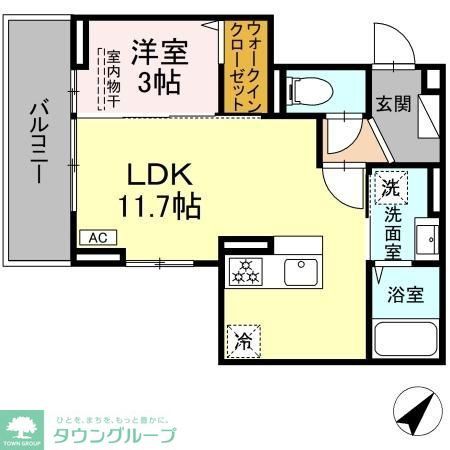 D Paina Namamugi IIIの間取り写真