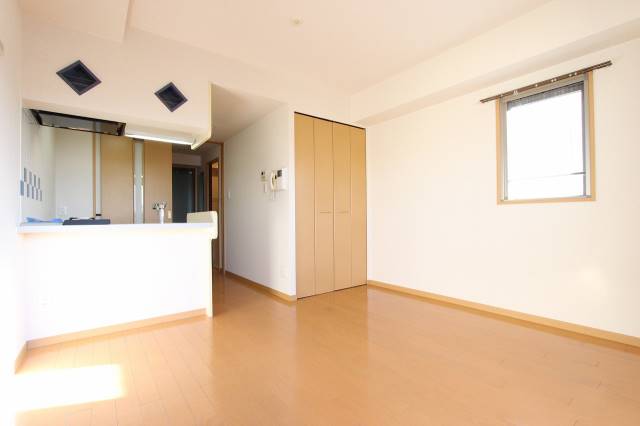 居室・リビング　カウンターキッチンのおしゃれなお部屋です