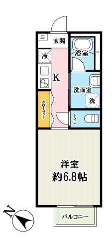 SANFLOWER川口の間取り写真