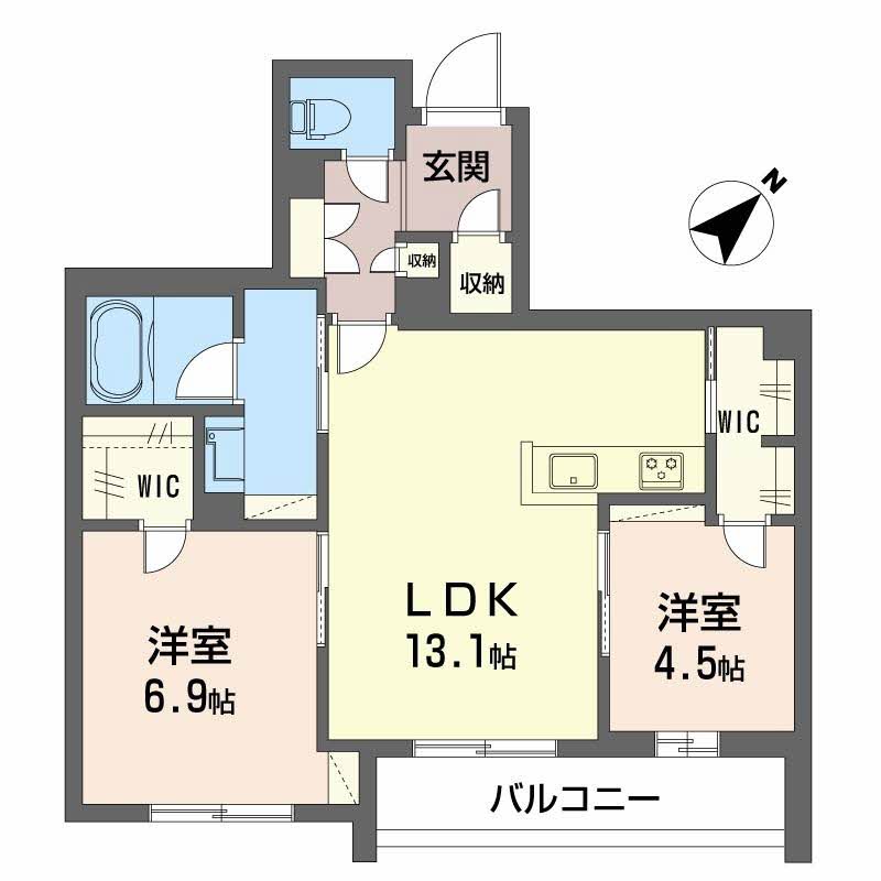 阪急神戸線 神崎川駅 徒歩12分 3階建 新築の間取り写真
