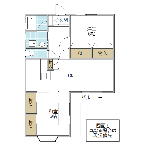 WEST21の間取り写真