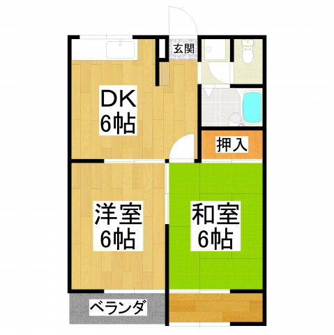 エステートピアKAZUの間取り写真