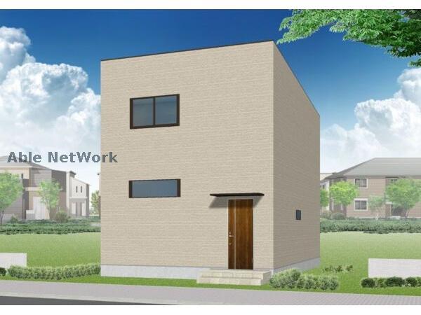建物外観　建築中