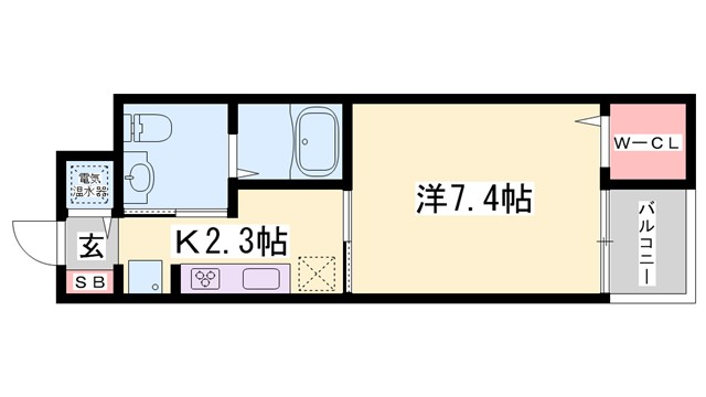 ワイズ オブリガートの間取り写真