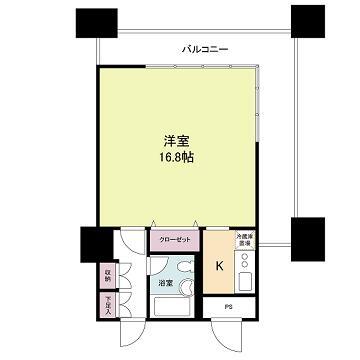 メゾン・ド・ヴィレ大阪城公園前の間取り写真