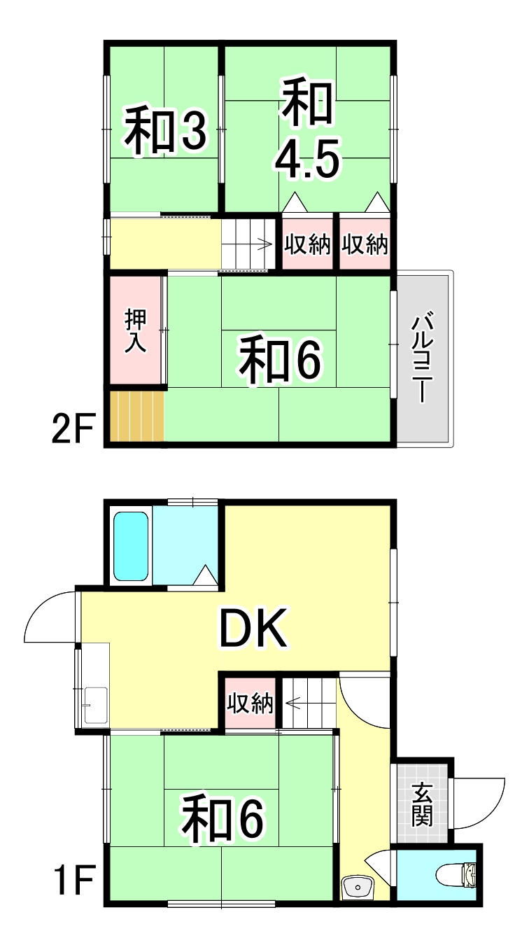 千代が丘1丁目戸建の間取り写真