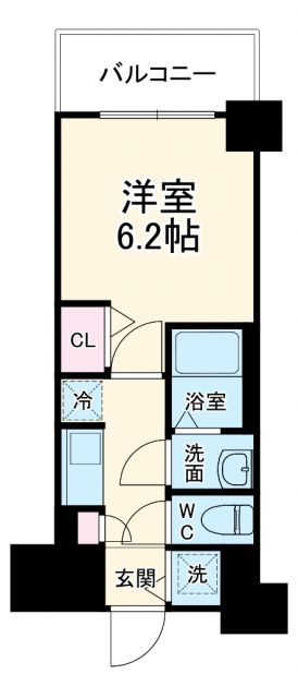 S-RESIDENCE神宮西駅前ascentの間取り写真