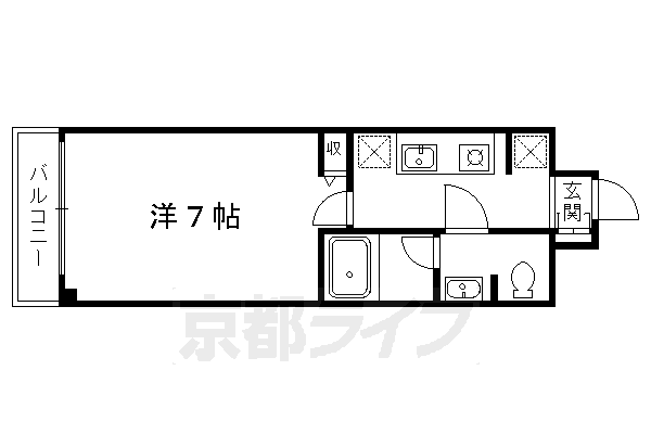 EN 伏見稲荷の間取り写真