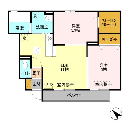 ストーク本郷の間取り写真