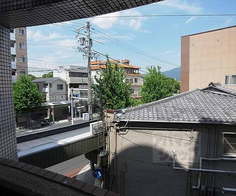 眺望　北大路通りが見えます