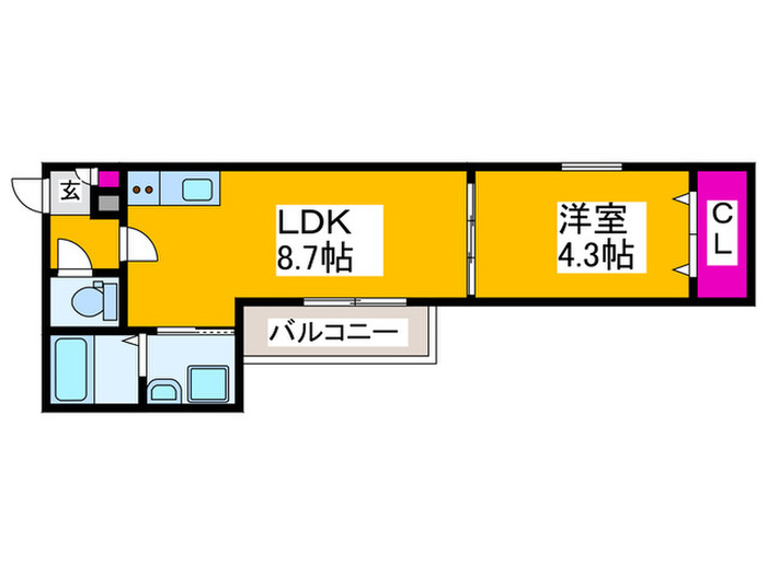エステイトE泉大津の間取り写真