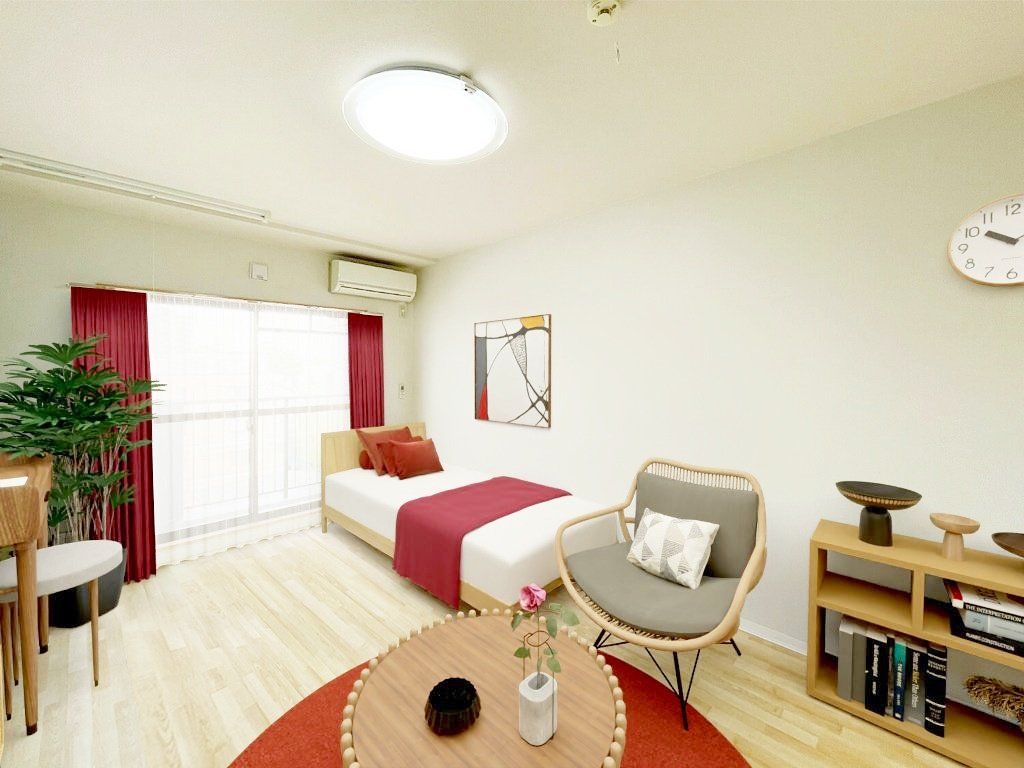 居室・リビング　モデルルームのため家具・家電などはついておりません。