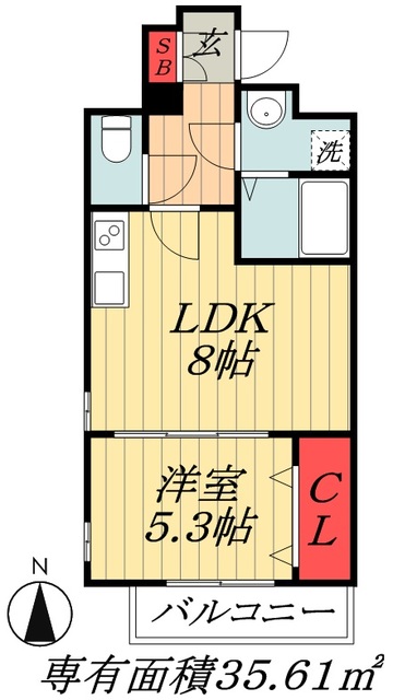 東京メトロ東西線 行徳駅 徒歩10分 3階建 築9年の間取り写真