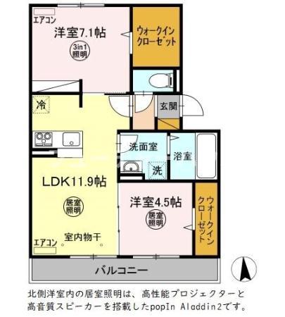 アンジュの間取り写真
