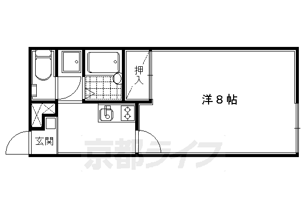 レオパレス東森本の間取り写真