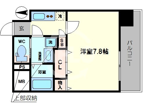 ミラージュパレス難波東レジデンスの間取り写真