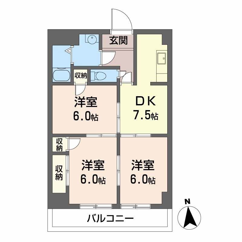 メゾンヒカリの間取り写真