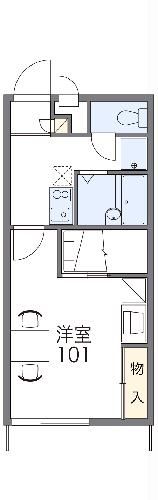 レオパレスコンフォール石脇３の間取り