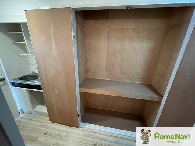 収納　大きな収納で荷物もすっきり片付きます。