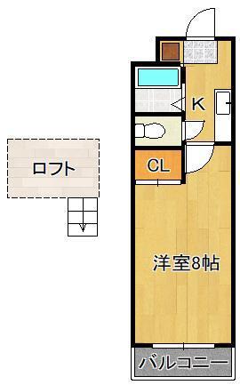 ヤンググレイス若園の間取り