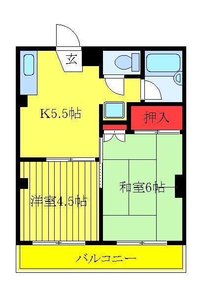 東京都文京区千石３（マンション）の賃貸物件の間取り